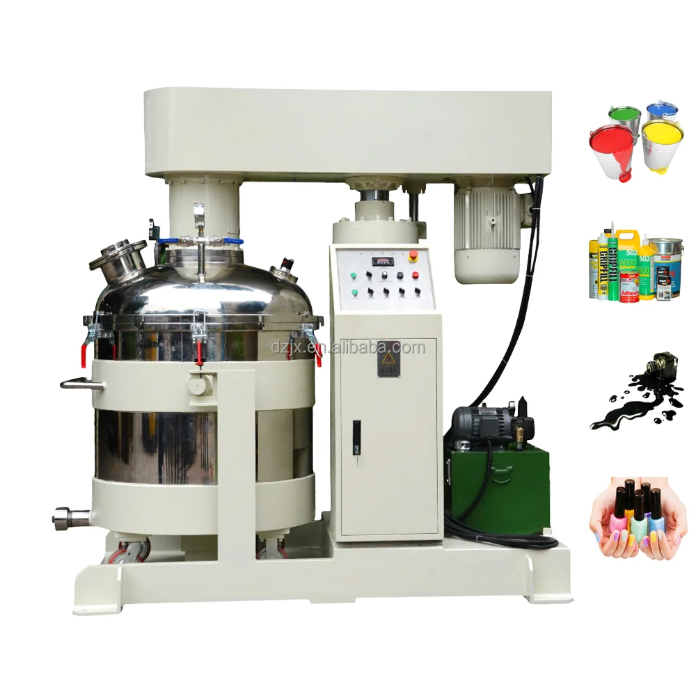 DZJX Kapci Paint Mixing Dispensing and Filling Equipment Mayonnaise Mixing Machine Multimix High Shear Mixer With Tank