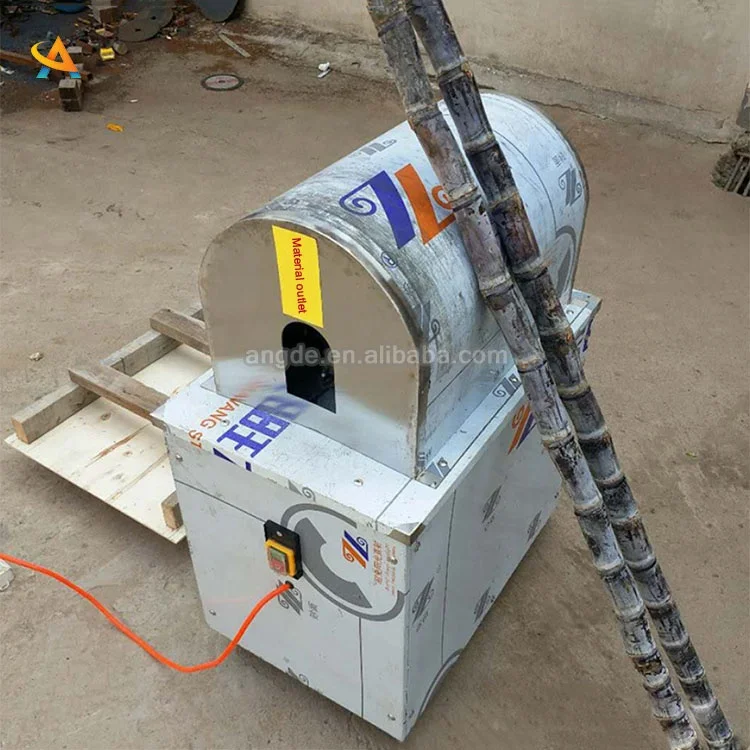 Automatic Sugar Cane Peeling Machine Fast Sugar Cane Peel Scraping Machine Good Output Sugarcane Peeler