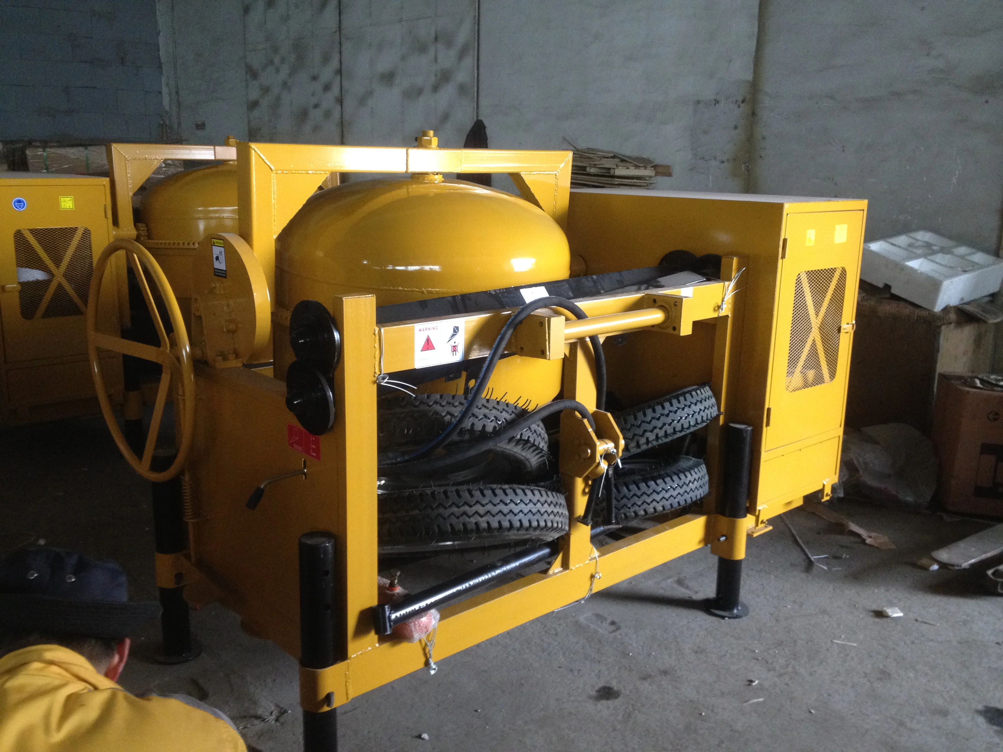 Portable Remote Control Second Hand 1 Yard 3 Point Used Pto Cement