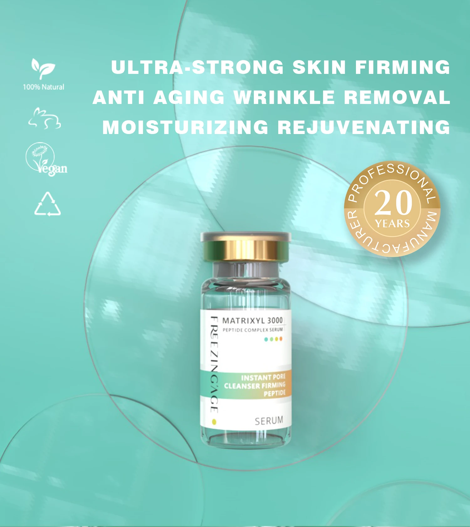 Anti Aging Hyaluronic Acid Ampoule Face Microneedling Pen Serum Meso