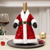 Red sequin dress