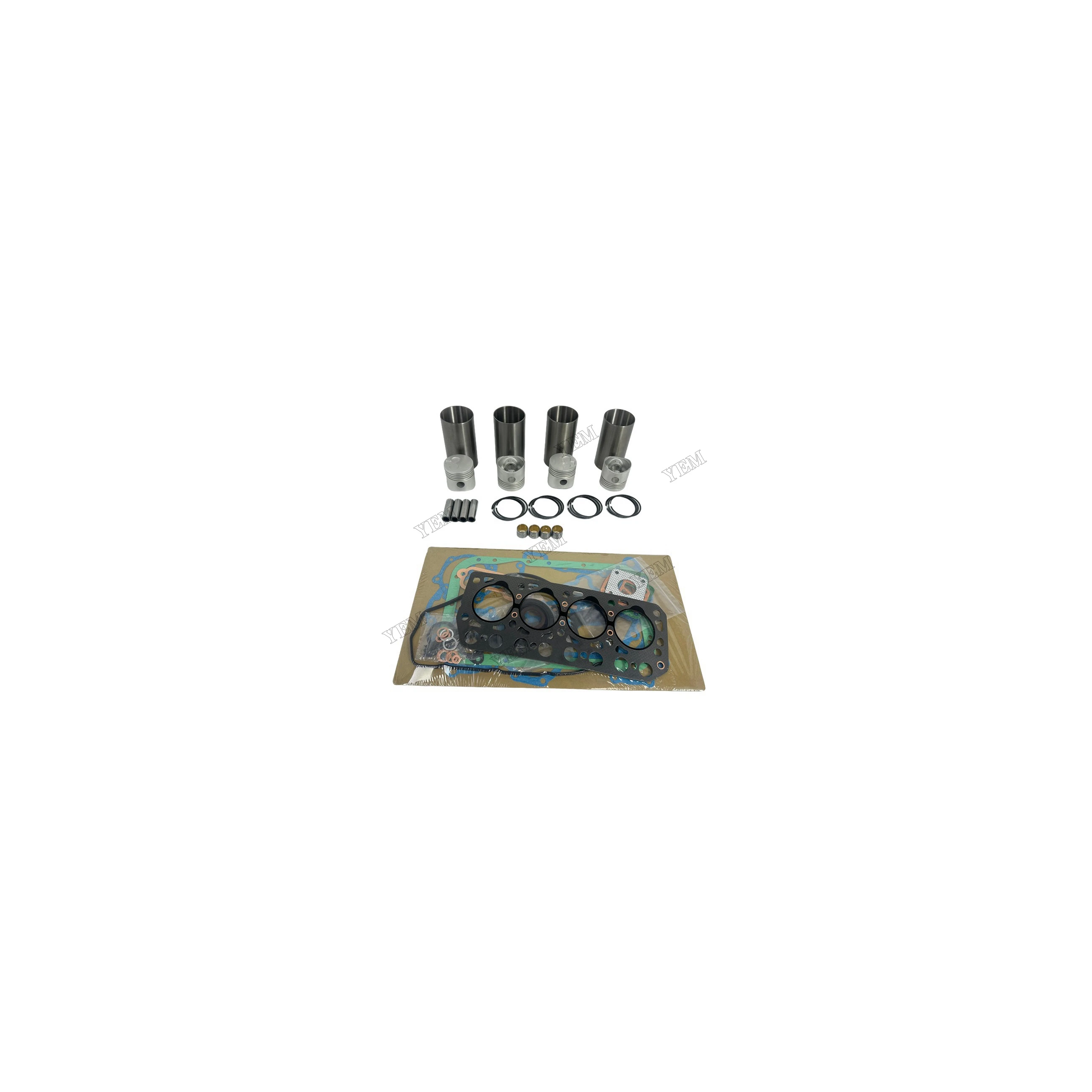 Overhaul Kit With Gasket Set Compatible for Mitsubishi K4C Engine Rebuild Kit