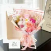 Fleur rose d'hortensia