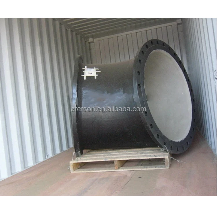 Iso2531 Ductile Cast Iron Double Elbow Di Flange 90 Degree Bend Pipe ...