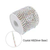 crystal AB+ Silver Base