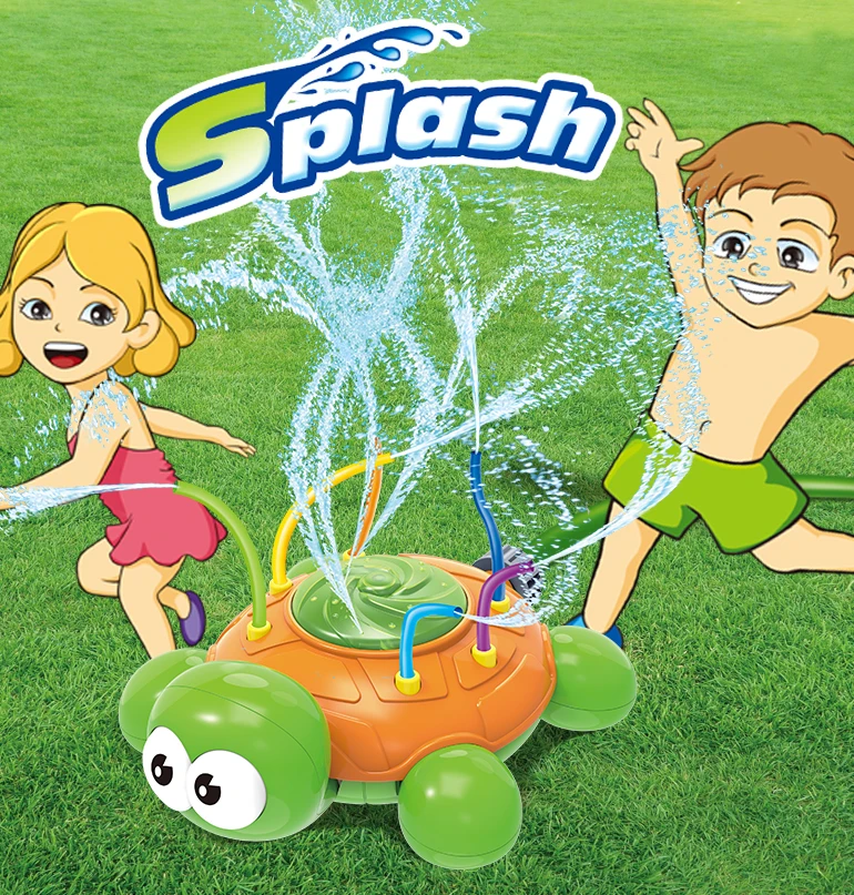 Summer Outdoor Spray Turtle  Cute Tortoise Fun Play Baby Sprinkler Toy, Kids Bathtub Toy Sprinkler