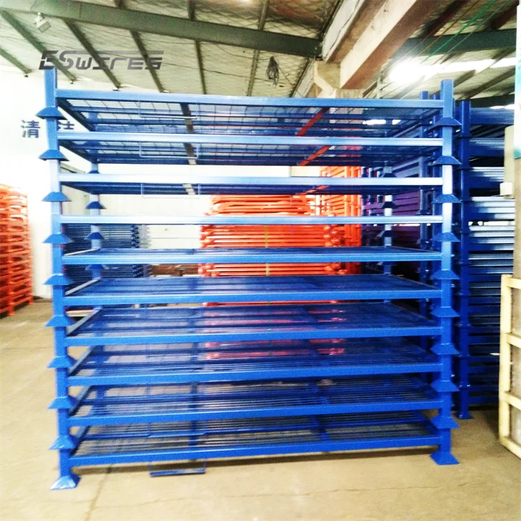 Warehouse Management Collapsible Stacking Pallet Truck Tyre Storage