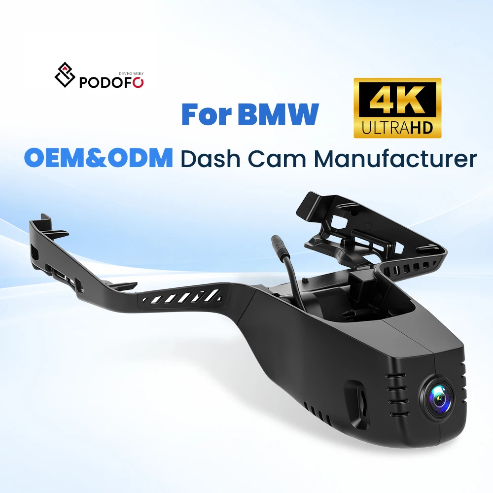 Podofo for BMW X5/X5 M/X6X6 M HD 4K Plug and Play Hidden Dash Cam Camera WiFi APP Control Loop Recording G-Sensor Wholesale OEM L6051