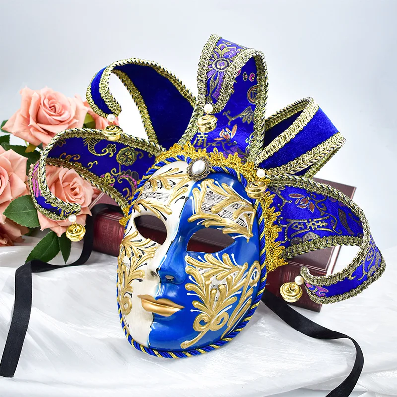 High-end Venetian Masque Mask Embossed Retro Party Props Masquerade Theatre Mask