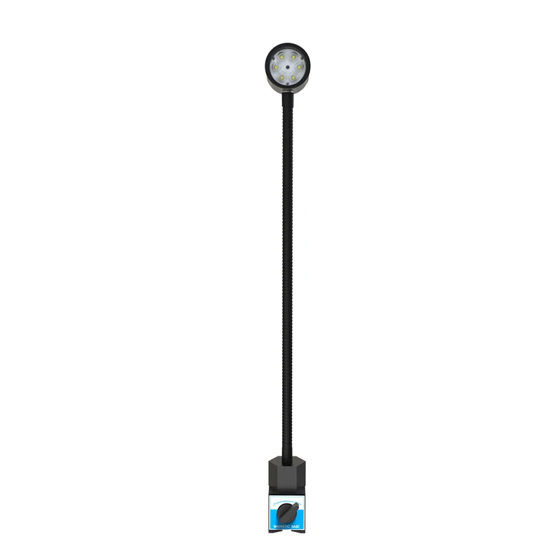 Good Functions Magnet Base 3W Gooseneck Led Spotlight for Cnc Machine