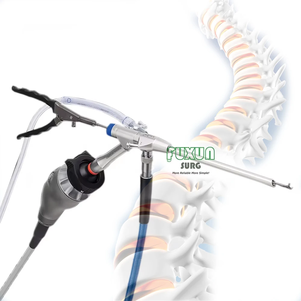 Germany-Made 6.6 mm Transforaminal Endoscopic Spine Surgery System Autoclavable Interlaminar Instruments Manual Plastic Metal