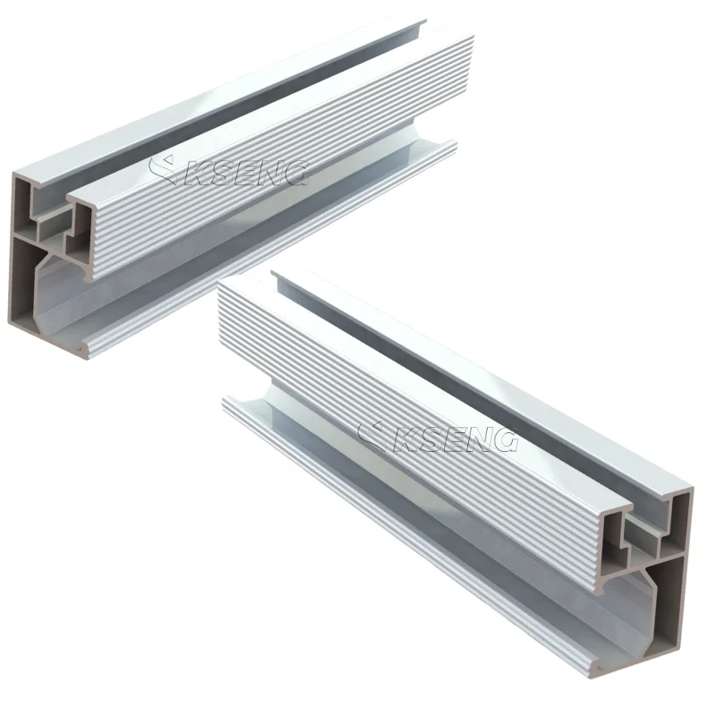Simple Installation Aluminum Solar Mounting Rail Solar Panel Mounting System Accessories for Solar Rail Mount Installation