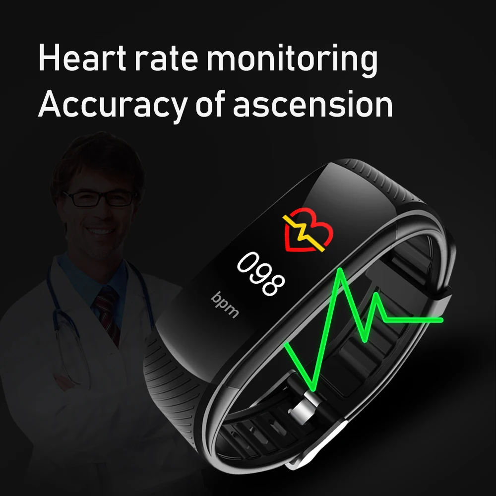 Sports Smart Watch Band Heart Rate Measure Massive Online Dial Multi Language C5S Heart Rate Smart Watch Bracelet