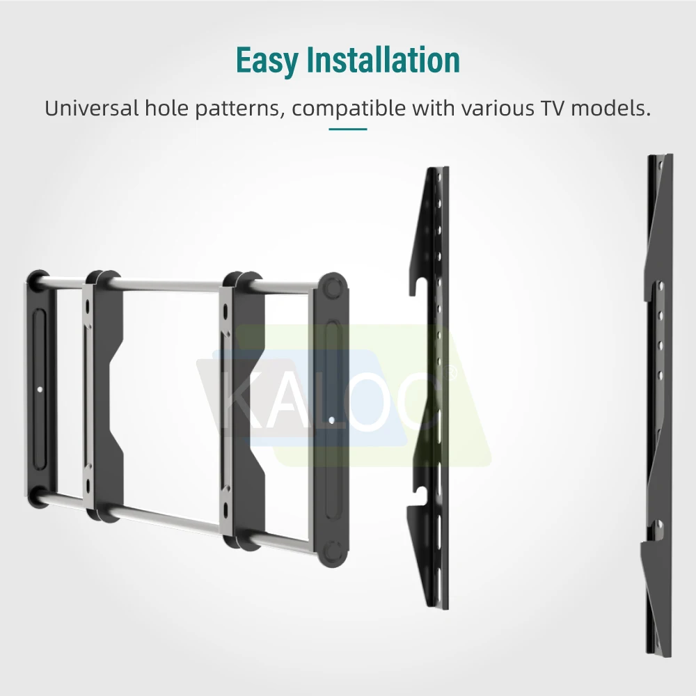 KALOC Fixed TV Wall Mounts for 32-80 Inch Led Lcd Pdp Mounted Big Screen support tv pivotant Wall Mounted Tv Stand EC75