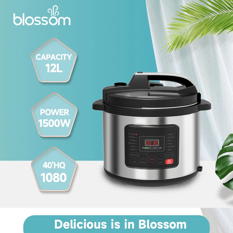 Ybw120lh Metal Electric Rice Pressure Cooker 8l 70kpa Stainless Steel