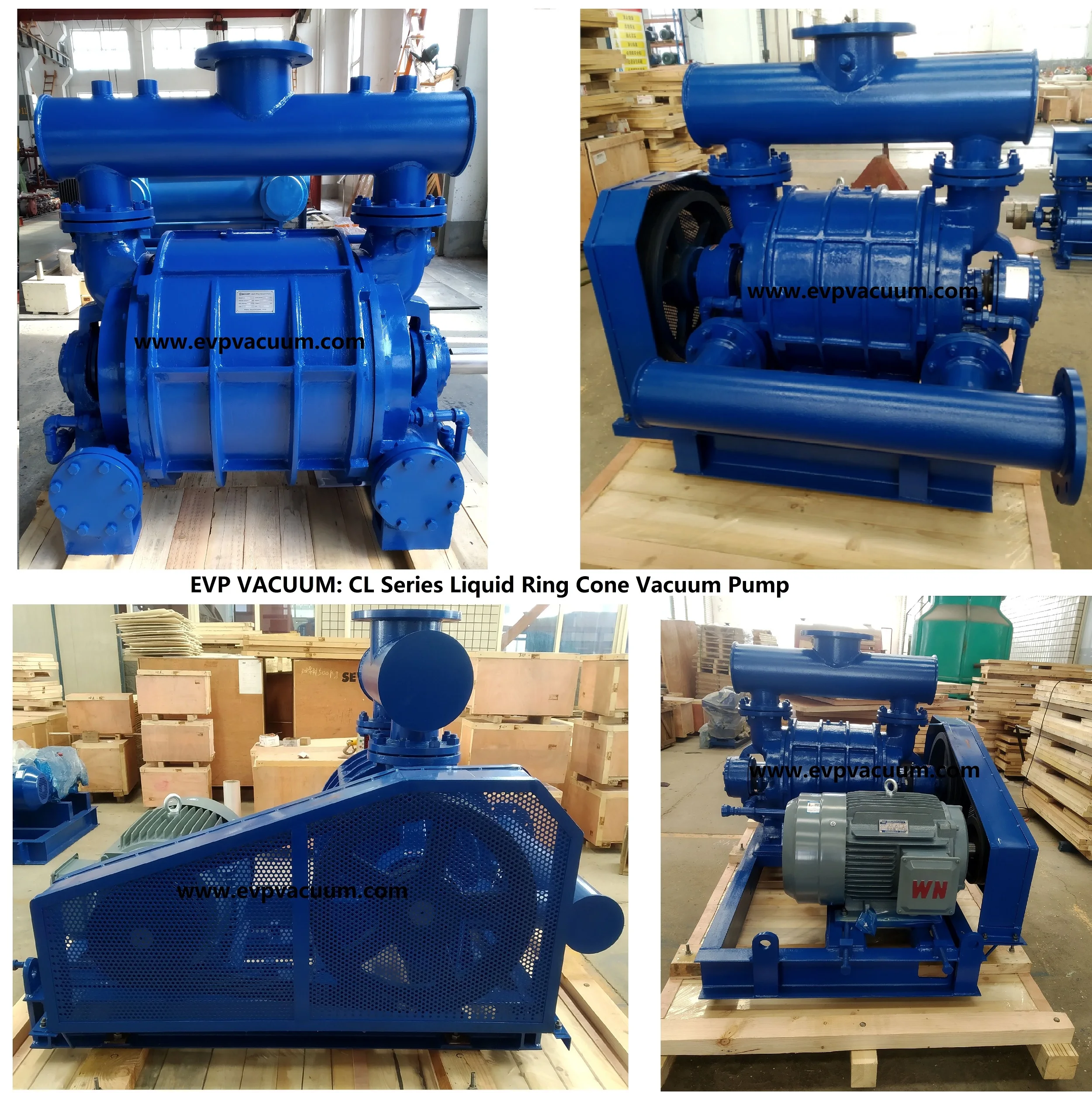 CL2002 75kw Paper Making Machine Cone Liquid Ring Vacuum Pump Similar to Gardner Denver Nash