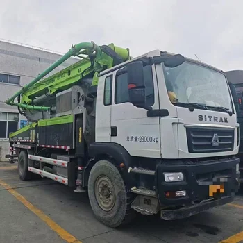 SANY Zoomlion 36m 46m 38m 42m 52m 56m 66M concrete pump trucks benzz VOL chassis used cement pump truck