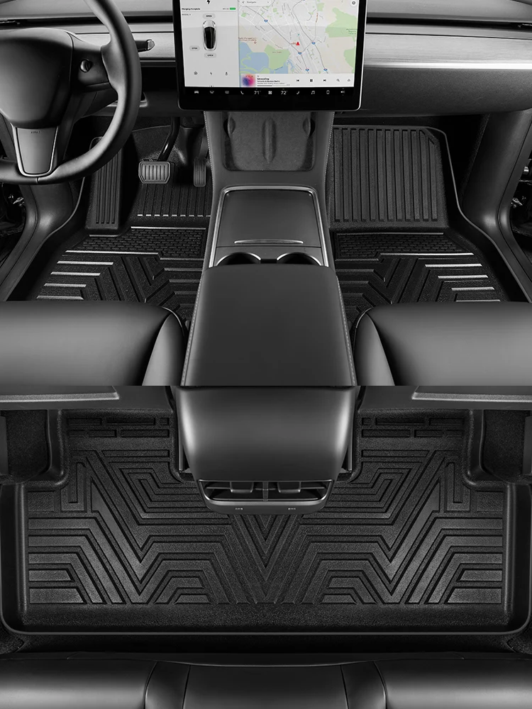 Customized Tesla Model 3 Model Y Car Mats Full Car Interior Decoration