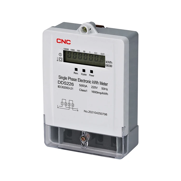 Smart Digital Electronic Energy Meter Single-phase Two-wire Electric Hack Meters