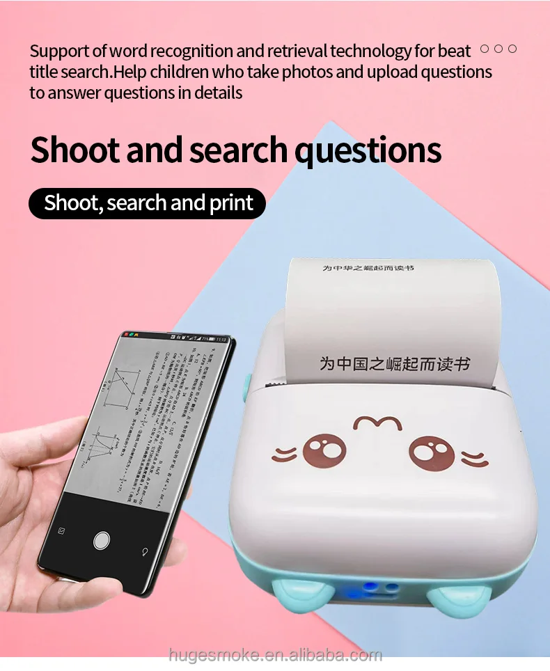 Amazon Hot Selling Mobile Photo Printer Original Portable Mini Printers
