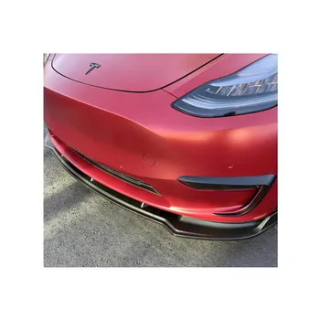 Front Lip Splitter Carbon Fiber Decoration Zhejiang Natural Packaging ABS Tesla Model 3 Front Bumper Original Model 7 MODEL Y