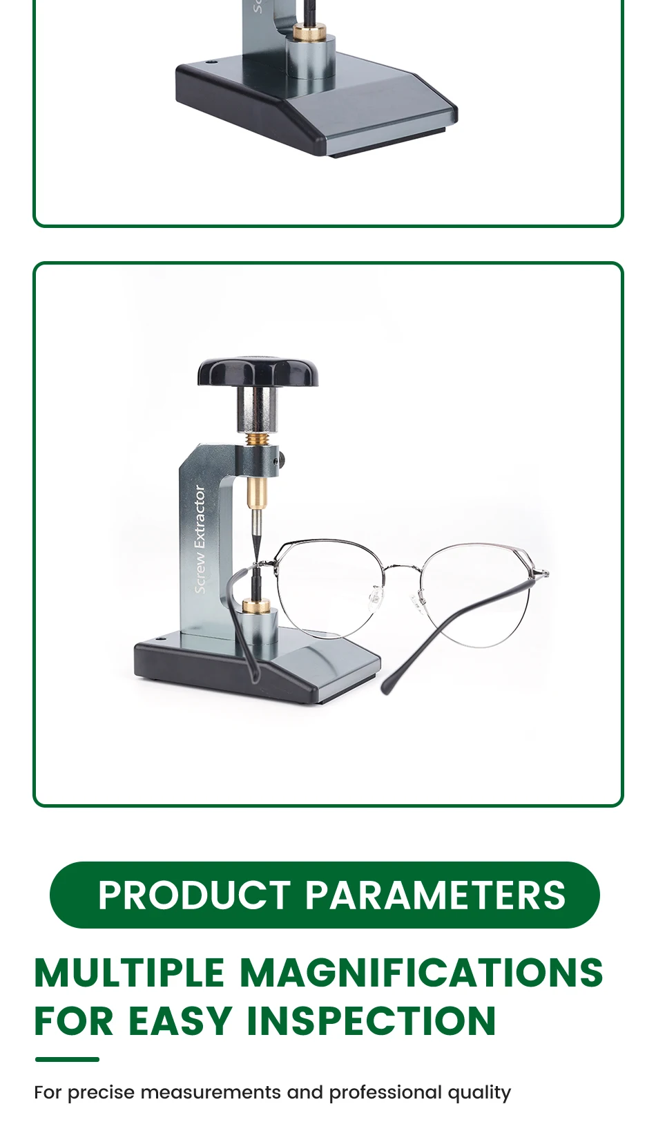 Professional Optical Eyeglasses Screw Extractor Puller Glasses Tool LY-7X