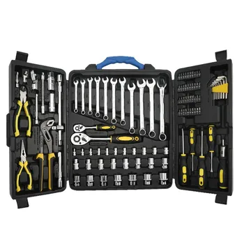 Professional Auto Repair Tool Set 110PCS Three-Open Combination Hand-Power Source with Wrench Carbon Steel Hard Case Packaging