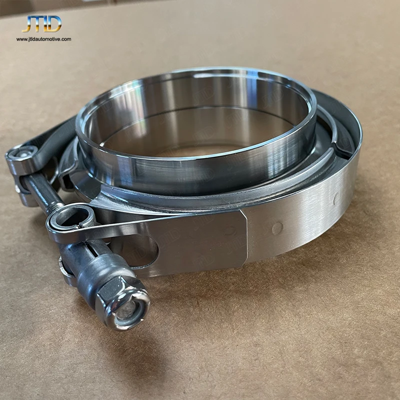 3.5'' Universal Stainless Steel V-Band Clamp for Turbo Downpipe Exhaust Pipe