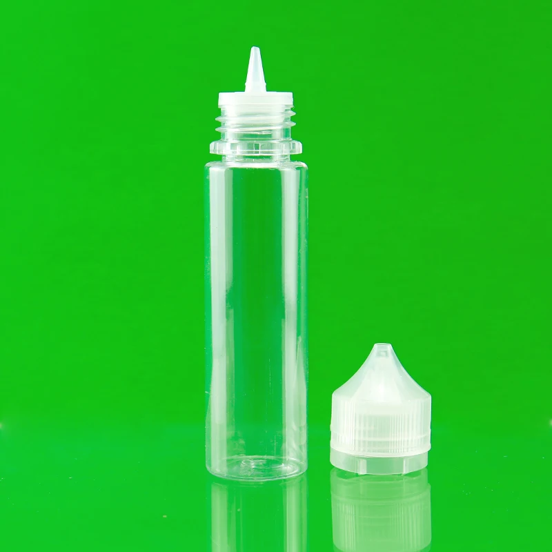 Custom 30ml 60ml 100ml 120ml PET Plastic Liquid Oil Juice Squeeze Dropper Bottles with Seal for Packaging and Cosmetic Use