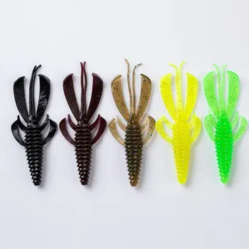 Floating Silicone Ballet Shrimp Obstacle Lead-Free Ned Bionic Bass Carp Lure Black Pit Soft Bait Butterfly Dance Fake Bait – Soft Lure – view 2