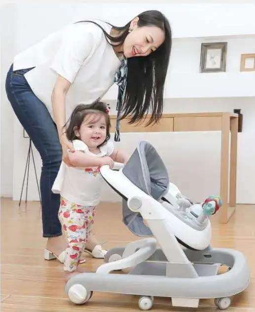 Wholesale Baby Walker Multiple Modes Baby Scooter Two-in-one Anti-rollover Anti-rollover O-legged Hand Push Walker