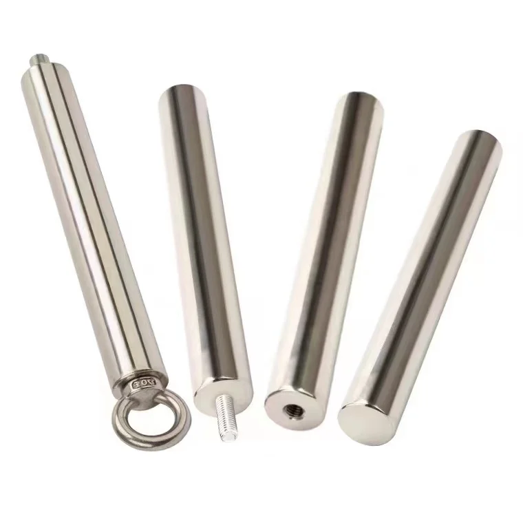 Batang Magnetik Stainless Steel dengan Lubang Sekrup M8