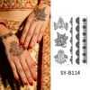 Adesivo per tatuaggio Mandala sy-b114-150x210mm