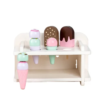 Children Toys Girls Play House Ice Cream Truck Cones Ice Cream Maker Cake Set