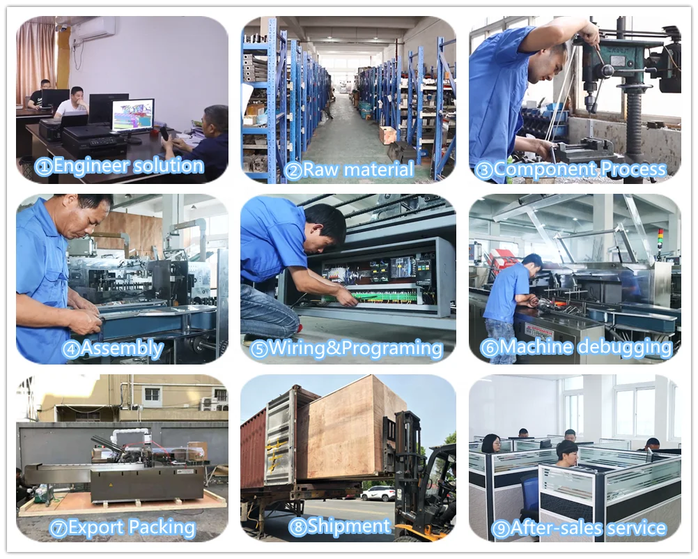 Automatic Carton Box Packing Machine for Chocopie Pouches Box Packaging Machine Factory