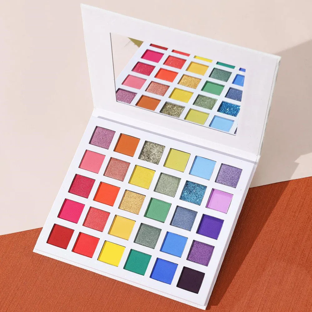 Оптовая продажа 30 цветов объемные блестящие тени для век класс теней Вегетарианская роскошная упаковка макияж от производителя клейкие