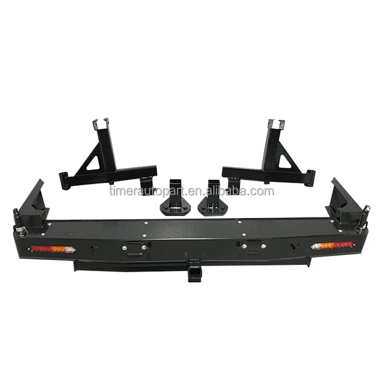 4WD Land Cruiser 80 Series Front and Rear Bumper with Tire Carrier Steel Hanger Bar Iron Bars for Construction for Sale