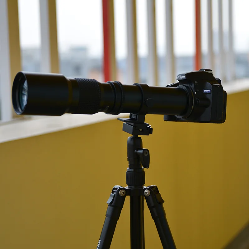 500 мм телеобъектив для камеры Canon Nikon Sony