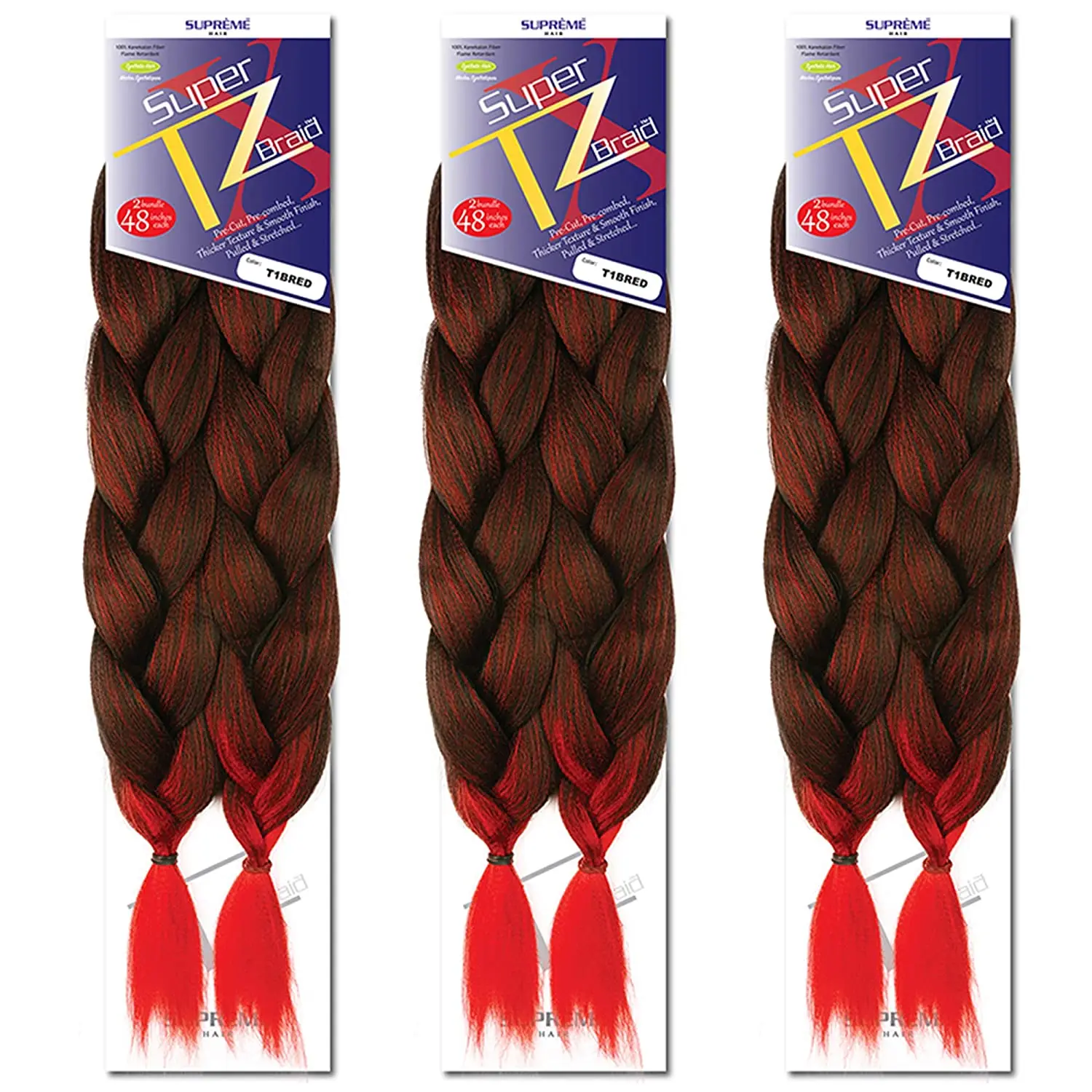 Hot Selling Synthetic Jumbo Ez Braids Hot Water Setting Ombre Color Yaki Expression Private 8563