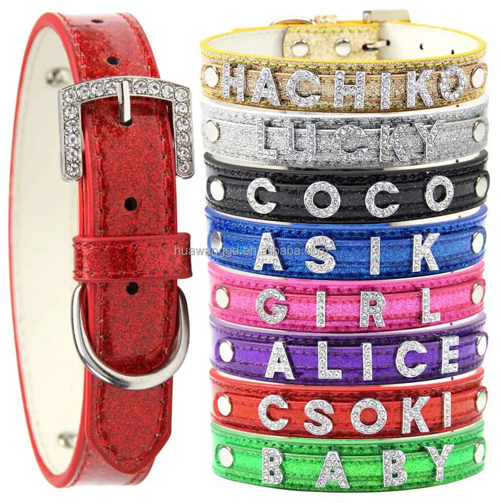 Crocodile Diy Name Personalized Dog Collar With Slide Letter Buy Dog