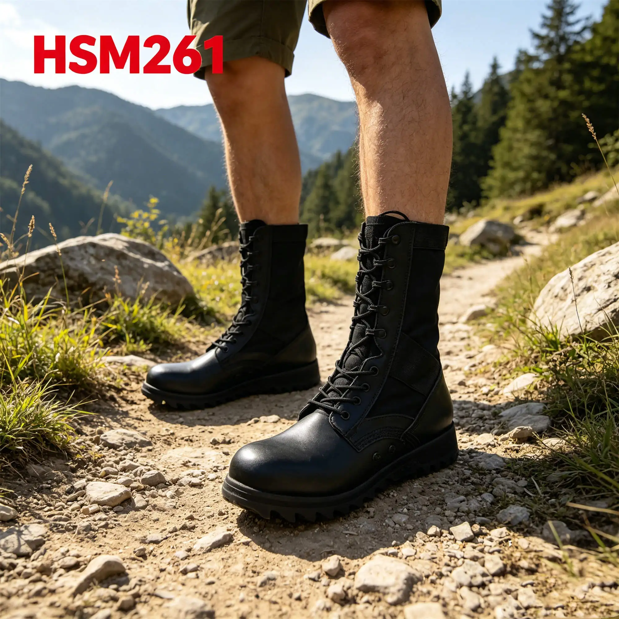 ZYF,Extreme Climate Durable 3 Layers Goodyear Rubber Sole Combat Boots Adventure Seekers Tactical Boots with air Hole HSM261