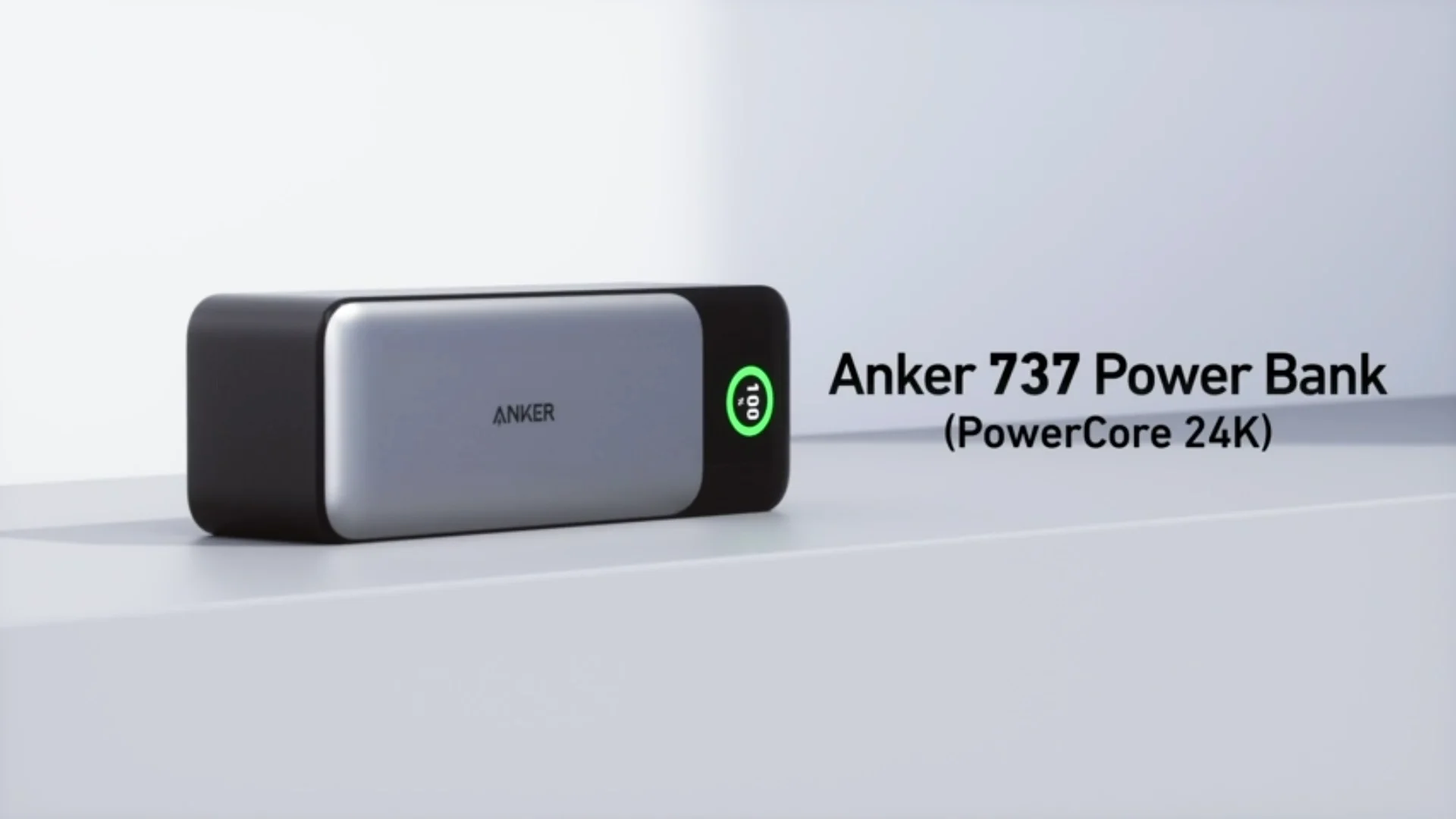Anker 737 Power Bank (powercore 24k) High Capacity 24000mah 3-port Portable  Charger With 140w Output Smart Digital Display - Buy Power Bank High 