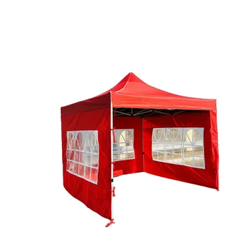 Fold Tent 3*3m Outdoor Market Tent Folding Canopy Pop Folding Tent With Wall