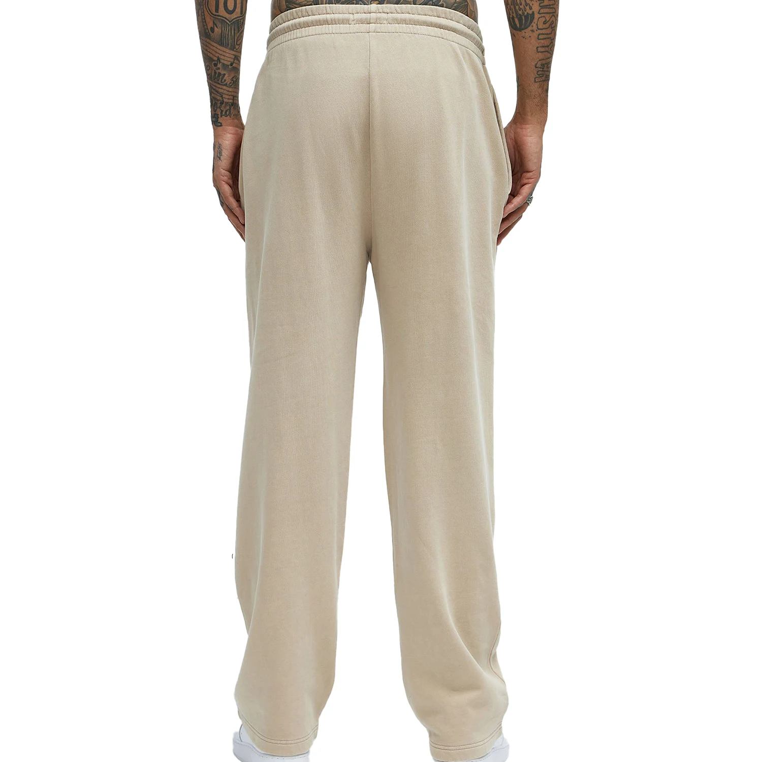 【S】FOG drow strings Sweat pants ベージュ Shop OEM Sweatpants Factory - Baggy French Terry Draw String