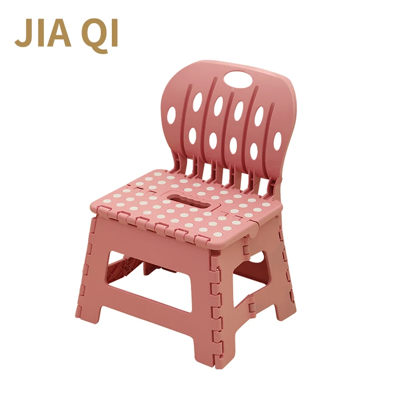 Toddler Stools Outdoor Portable Folding Stools For Kids Back