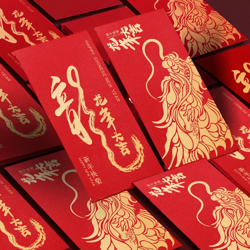 Premium Vector  Chinese new year 2024 year of the dragon money envelope  red packet wit h cute dragon cartoon