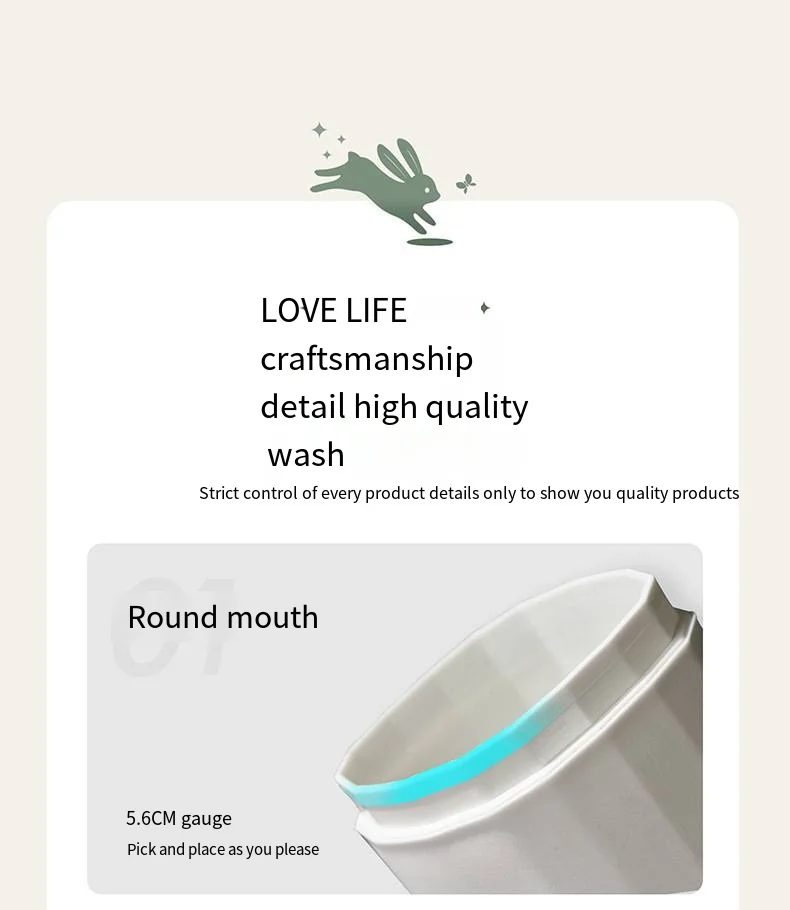 New rabbit ear toothbrush storage box travel portable brushing cup set multi-functional toiletries storage box supplier