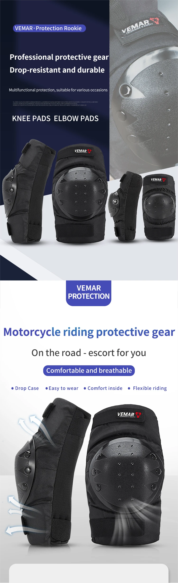 Factory Outlets Motocross Knee Protector Brace Protective Elbow Pad ...