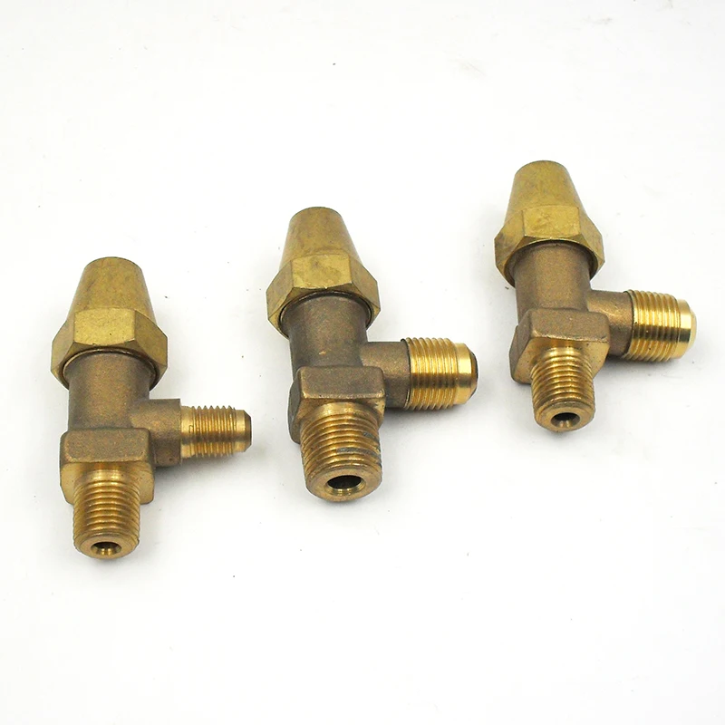 Refrigeration Products 1/4" NPT x 3/8" Flare Packed Angle Valve