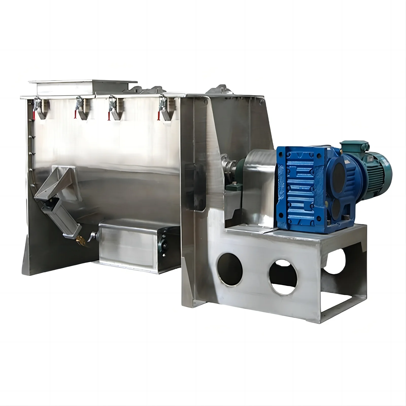 DZJX Large Capacity Automatic Ribbon Blender 300Kg 3000Kg 50L 200L 500L 1000L 5000L Lab Scale Ribbon Mixer With Spray System